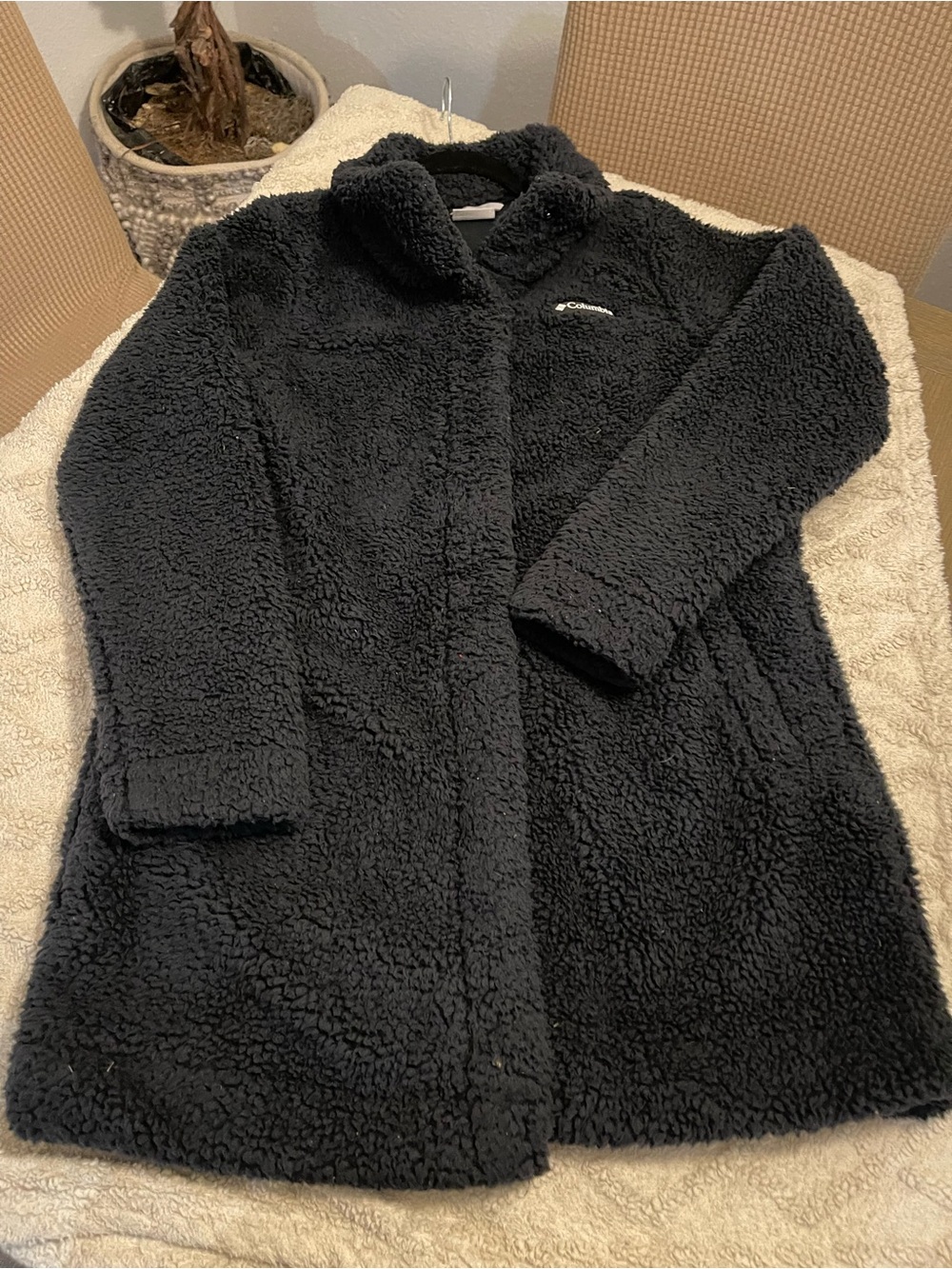 Columbia Black Sherpa Teddy Coat